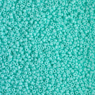 15/0 Miyuki SEED Bead - Duracoat Dyed Opaque Catalina
