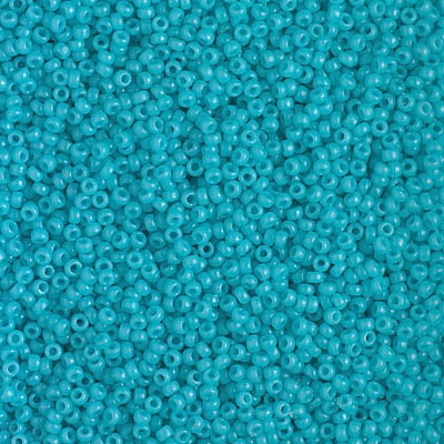 15/0 Miyuki SEED Bead - Duracoat Opaque Underwater Blue