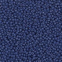 15/0 Miyuki SEED Bead - Duracoat Opaque Navy Blue