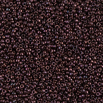 15/0 Miyuki SEED Bead - Metallic Dark Raspberry