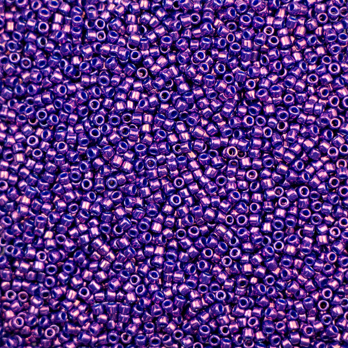 15/0 TOHO Seed Bead - Higher-Metallic Grape