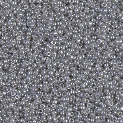 15/0 Miyuki SEED Bead - Silver Grey Ceylon