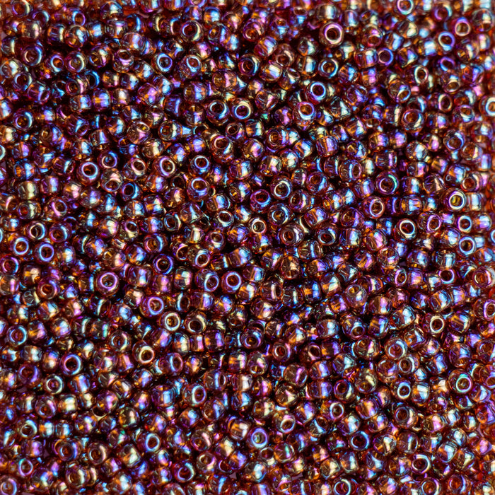 11/0 TOHO SEED - Transparent-Rainbow Smoky Topaz