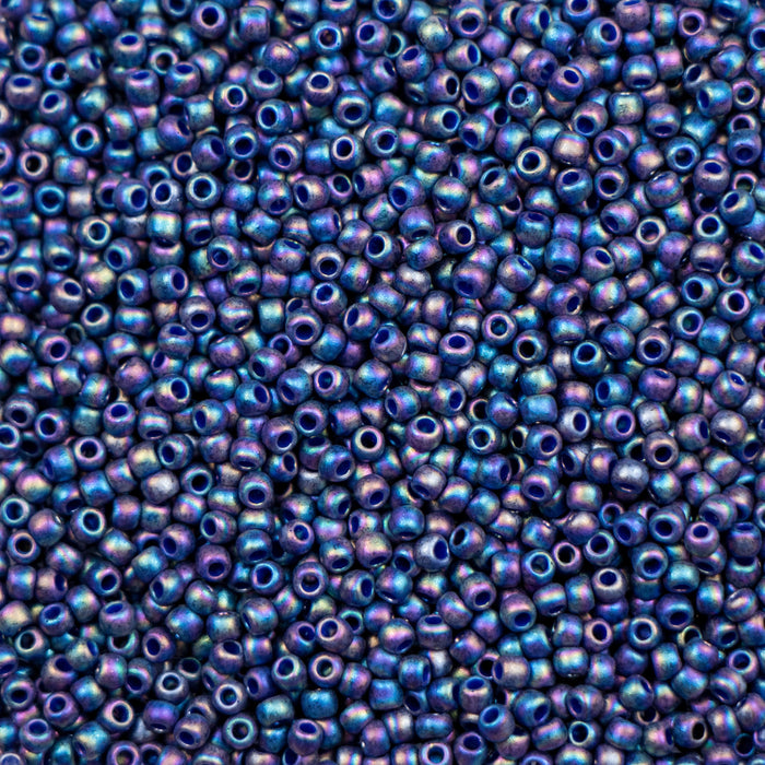 11/0 TOHO Seed Bead - Semi Glazed - Navy Blue