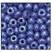 11/0 Preciosa Seed Beads - Opaque Sapphire Luster