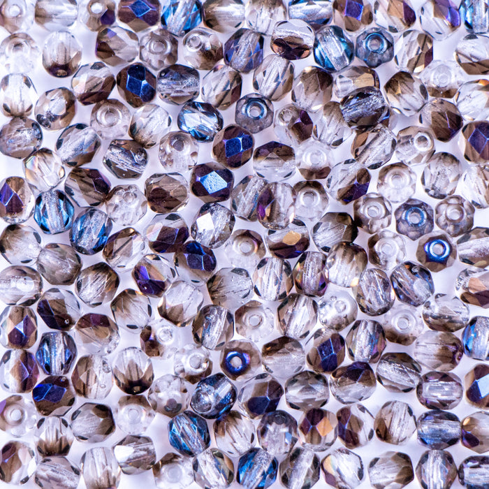 4mm FIRE POLISHED Bead - Crystal Azuro