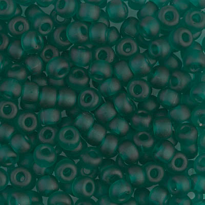 6/0 Miyuki SEED Bead - Matte Transparent Emerald