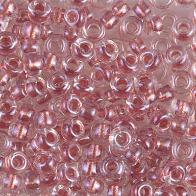 6/0 Miyuki SEED Bead - Sparkling Antique Rose Lined Crystal