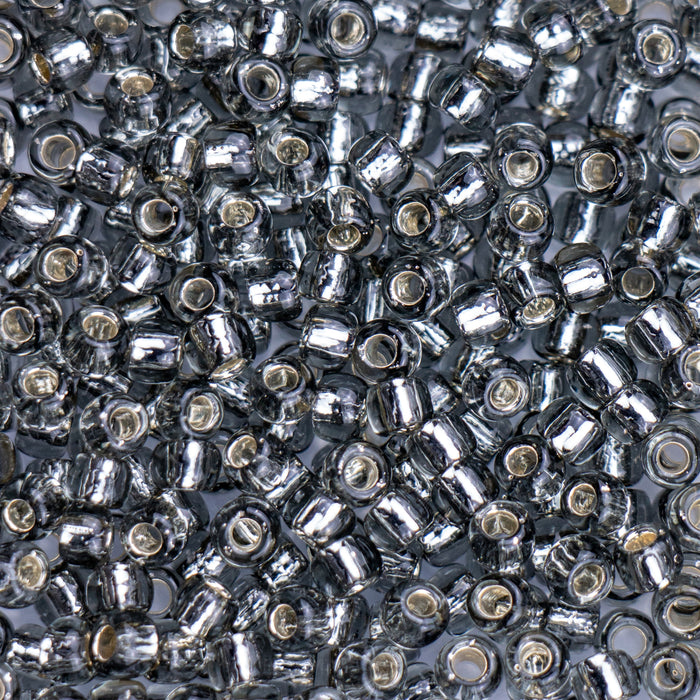 6/0 TOHO Seed Bead - Silver-Lined Black Diamond