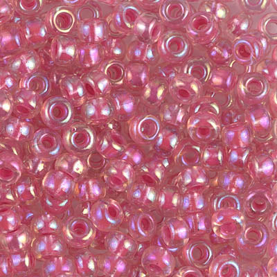 Copy of 6/0 Miyuki SEED Bead - Hot Pink Lined Crystal AB