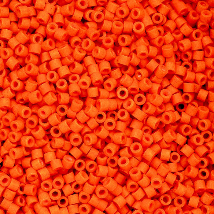 11/0 CYLIN Beads - Opaque Orange Matte***
