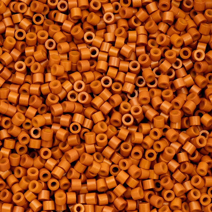 11/0 CYLIN Beads - Opaque Pumpkin Orange***