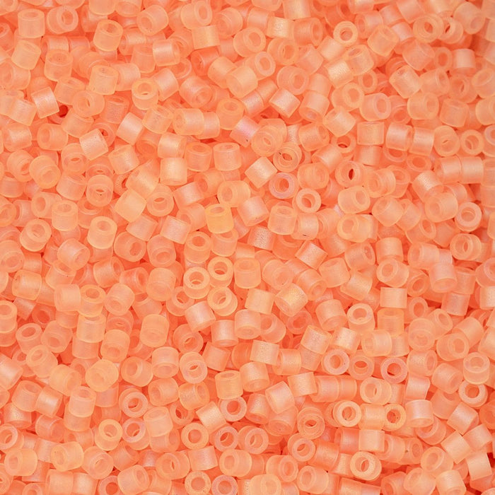 11/0 CYLIN Beads -Matte Macaron AB- Tangerine***