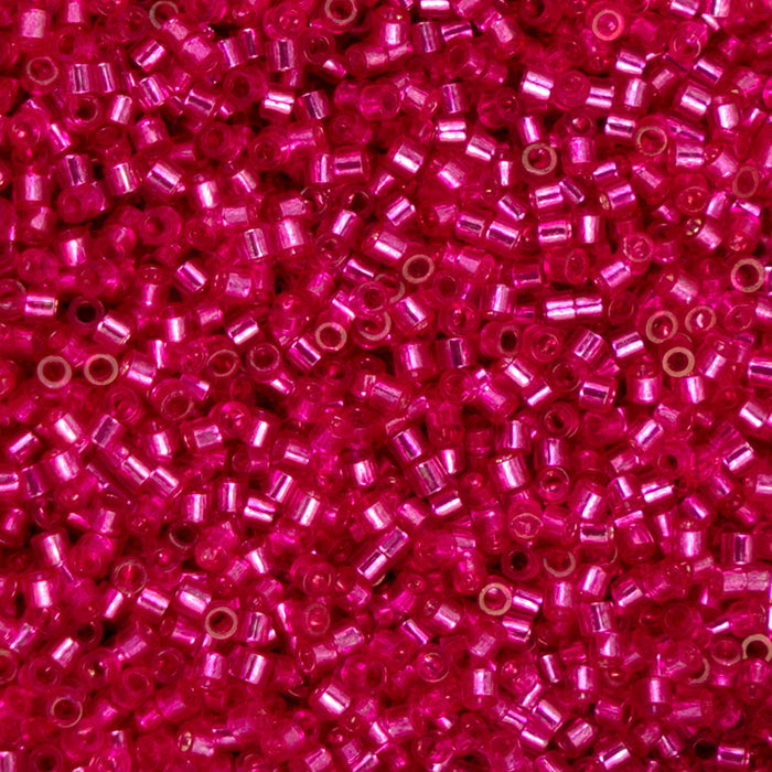 11/0 CYLIN Beads - Fuchsia Silver Lined***