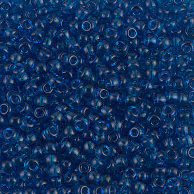 8/0 Miyuki SEED Bead - Transparent Capri Blue