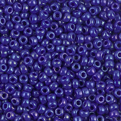 8/0 Miyuki SEED Bead - Opaque Cobalt Luster