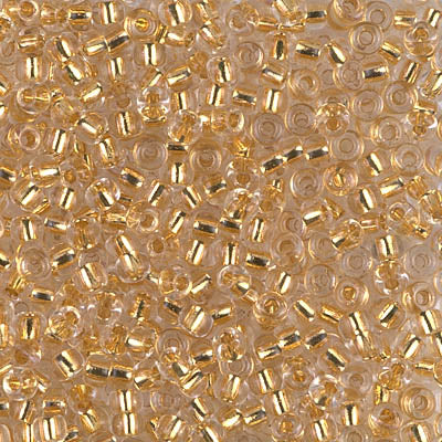 8/0 Miyuki SEED Bead - 24kt Gold Lined Crystal