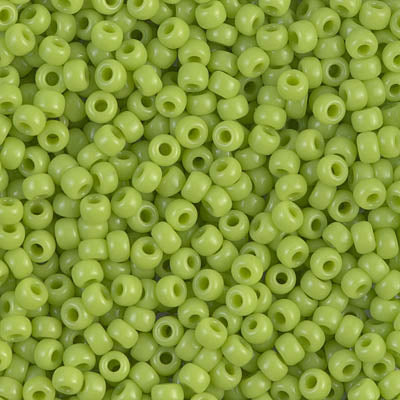 8/0 Miyuki SEED Bead - Opaque Chartreuse