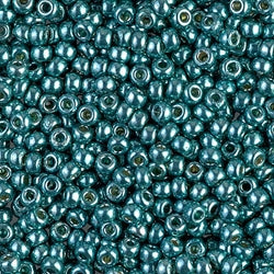 8/0 Miyuki SEED Bead - Duracoat Galvanized Sea Foam