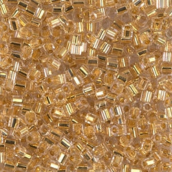 8/0 Cut Miyuki SEED Bead - 24kt Gold Lined Crystal