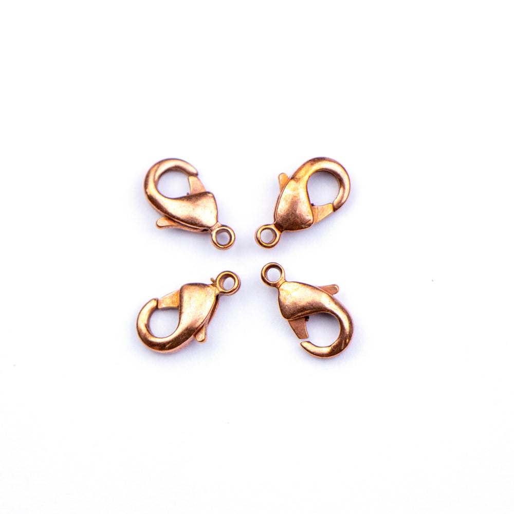 9mm x 5mm Lobster Claw Clasp - Copper