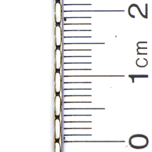 1.25mm Beading Chain - Antique Silver