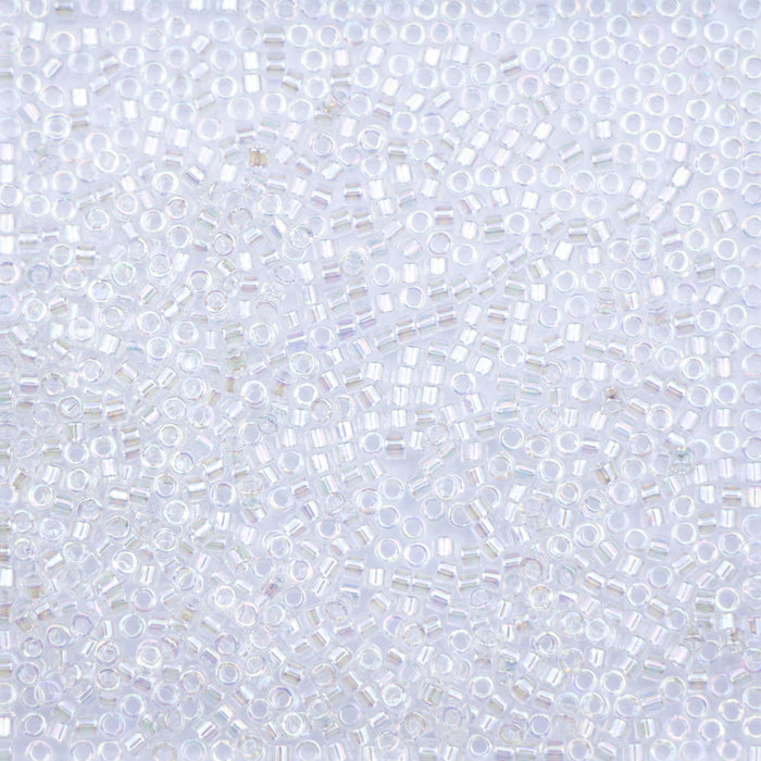 5 Grams of 11/0 Miyuki DELICA Beads - Crystal AB