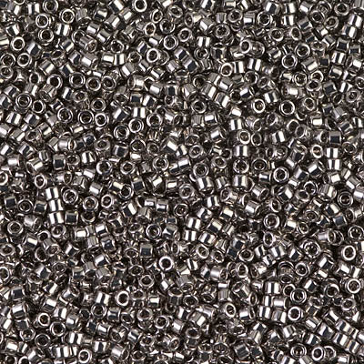5 Grams of 11/0 Miyuki DELICA Beads - Nickel Plated