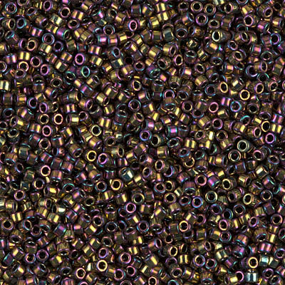 5 Grams of 11/0 Miyuki DELICA Beads - Metallic Gold Iris