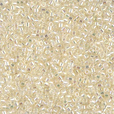 5 Grams of 11/0 Miyuki DELICA Beads - Crystal Ivory Gold Luster