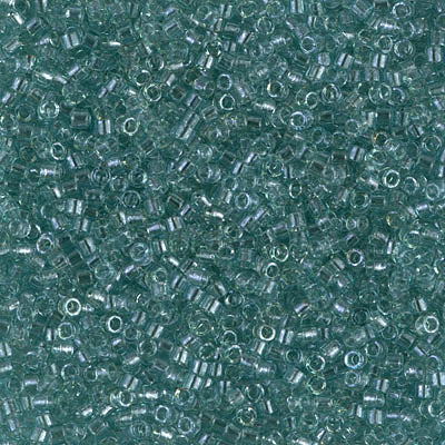 5 Grams of 11/0 Miyuki DELICA Beads - Transparent Sea Foam Luster