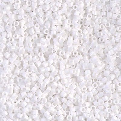 5 Grams of 11/0 Miyuki DELICA Beads - White