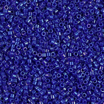 5 Grams of 11/0 Miyuki DELICA Beads - Opaque Cobalt Luster