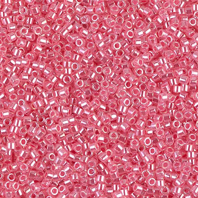 5 Grams of 11/0 Miyuki DELICA Beads - Carnation Pink Ceylon