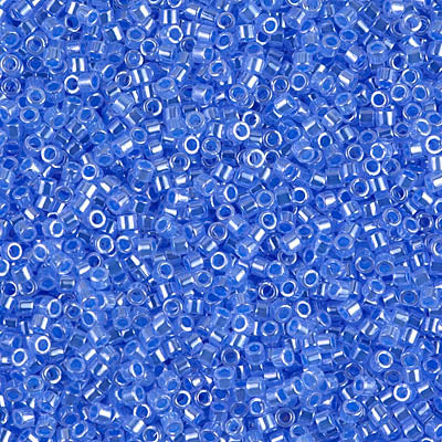 5 Grams of 11/0 Miyuki DELICA Beads - Dark Sky Blue Ceylon