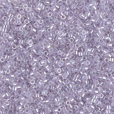 5 Grams of 11/0 Miyuki DELICA Beads - Pale Violet Ceylon