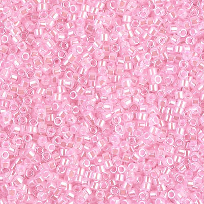 5 Grams of 11/0 Miyuki DELICA Beads - Pink Ceylon