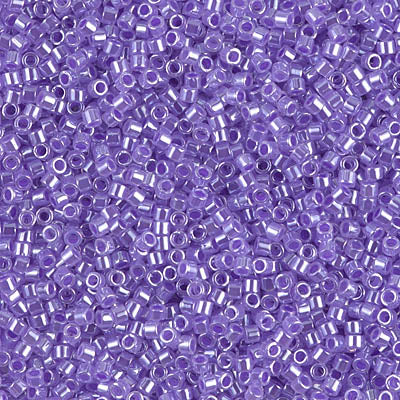 5 Grams of 11/0 Miyuki DELICA Beads - Purple Ceylon