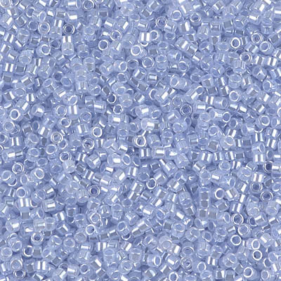 5 Grams of 11/0 Miyuki DELICA Beads - Sky Blue Ceylon
