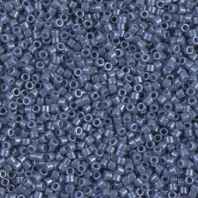 5 Grams of 11/0 Miyuki DELICA Beads - Opaque Blueberry Luster
