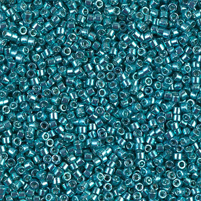 5 Grams of 11/0 Miyuki DELICA Beads - Galvanized Dark Aqua