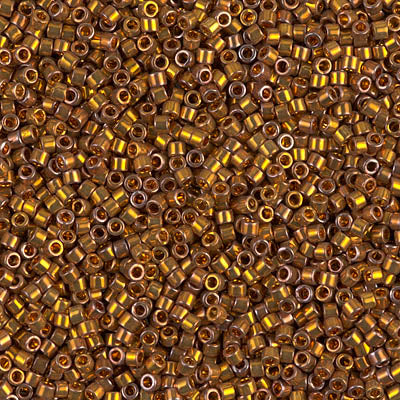 5 Grams of 11/0 Miyuki DELICA Beads - 24kt Dark Yellow Gold