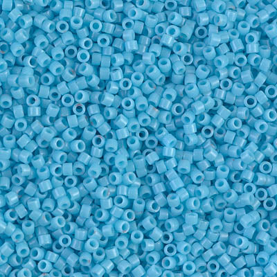 5 Grams of 11/0 Miyuki DELICA Beads - Opaque Turquoise Blue