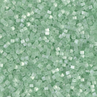 5 Grams of 11/0 Miyuki DELICA Beads - Mint Green Silk Satin