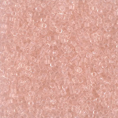 5 Grams of 11/0 Miyuki DELICA Beads - Transparent Pink Mist