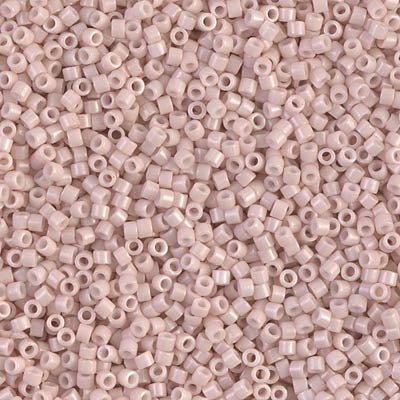 5 Grams of 11/0 Miyuki DELICA Beads - Opaque Pink Champagne