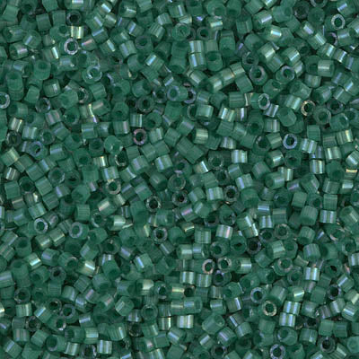 5 Grams of 11/0 Miyuki DELICA Beads - Dyed Emerald Silk Satin