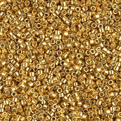 11/0 Miyuki DELICA Bead Pack - Duracoat Galvanized Gold