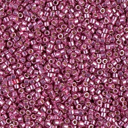 5 Grams of 11/0 Miyuki DELICA Beads - Duracoat Galvanized Hot Pink