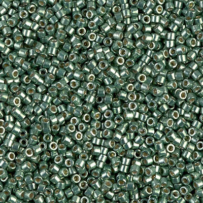 5 Grams of 11/0 Miyuki DELICA Beads - Duracoat Galvanized Sea Green